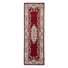 Červený vlnený koberec Flair Rugs Aubusson, 67 x 210 cm