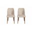 Sada jedálenských stoličiek Nova Cream and Walnut,2 ks, 2 ks