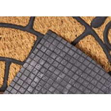 Hanse Home , Rohožka Mix Mats Cocos 105559 - na von aj na doma, 45x75 půlkruh, hnedá, chodba / predsieň