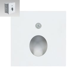 Emithor 70432 - LED Schodiskové svietidlo so senzorom OLIVE LED/1W/230V biela