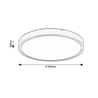 Rabalux 71427 - LED Kúpeľňové stropné svietidlo ALENZO LED/24W/230V IP44 biela