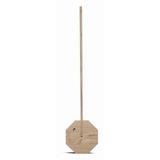 Svetlohnedá LED stolová lampa (výška 38 cm) Octagon One – Gingko