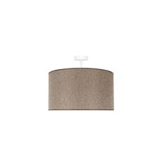Duolla - Prisadený luster ROLLER ECO RECYCLING 1xE27/15W/230V pr. 45 cm hnedá