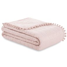 Prehoz na posteľ AmeliaHome Meadore púdrovo ružový, velikost 170x210