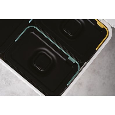 NABBI NKS60W3 odpadkový kôš na triedený odpad 43 l čierna