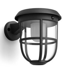Philips-LED Solárne nástenné svietidlo so senzorom RADII LED/1,3W/3,7V 3000K IP44