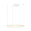 Azzardo AZ4959 - LED Stmievateľný luster na lanku HALO LED/56W/230V pr. 80 cm biela