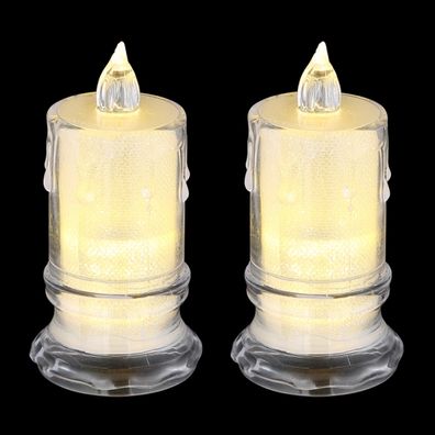 Globo 28075-2 - SADA 2x LED sviečka CANDLE LED/0,25W/3xLR1130