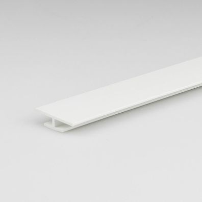Profil H PVC biely lesk 3.5x11x22x1000