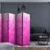 Paraván Pink pixel Dekorhome 225x172 cm (5-dielny)