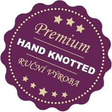 Diamond Carpets India , Ručne viazaný kusový koberec Diamond DC-MCN Medium blue / silver, 120x170, modrá, šedá, chodba / predsieň