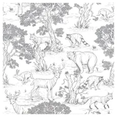 Papierová detská tapeta 100 cm x 280 cm Animals – Dekornik