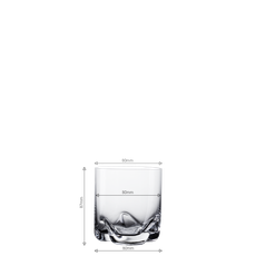 Poháre Tumbler 300 ml set 4 ks - Anno Glas Lunasol META Glass - 322123