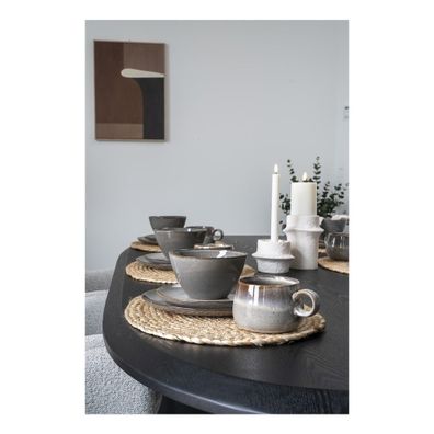 Sivé taniere z kameniny v súprave 4 ks ø 21 cm Selma – House Nordic
