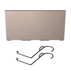 Prosperplast Hrantík CORBI s hákmi a vkladom mocca, varianta 39,5 cm