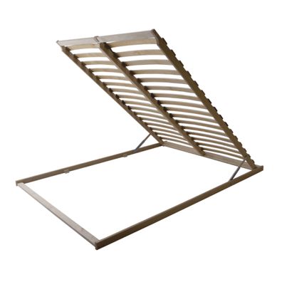 KONDELA Basic Flex Front vyklápací lamelový rošt 140x200 cm prírodná