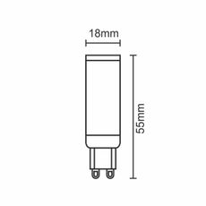 LED Žiarovka G9/5W/230V 4000K