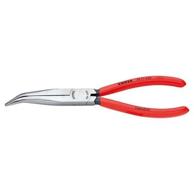 Polkruhové kliešte pre mechanikov 200 mm KNIPEX 38 21 200 - leštená hlava, plastové puzdrá