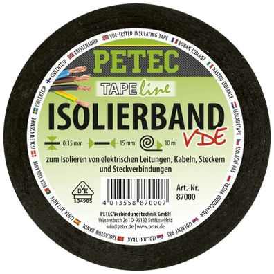 Lepiaca páska pre izoláciu elektrických káblov PETEC 87000