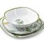 Affekdesign Porcelánová sada 18 ks talířů VILLAGE LAN bílá/zelená