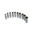 Nástrčné hlavice predĺžené 1/2" GEKO, sada 10ks, 10-24mm, CrV oceľ