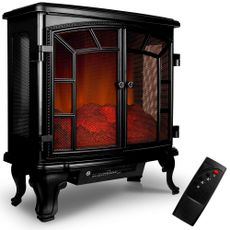 Elektrický krb 1000 - 2000W s diaľkovým ovládaním | čierna