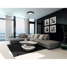 Kanlux 23121 - Stropné svietidlo JASMIN 2xE27/20W/230V ø 37,5 cm wenge