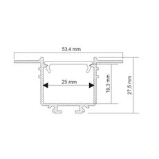 Shilo 1950 - LED Podhľadové svietidlo HANAWA LED/32W/230V 3000K CRI 90 čierna