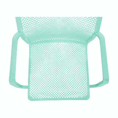 Stohovateľná stolička, mentolová/plast, FRENIA