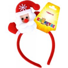 CreativeToys Vianočná čelenka so Santom