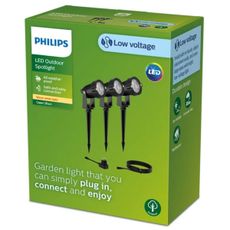 Philips - SADA 3x LED Vonkajšie bodové svietidlo CASPER LED/1,5W/24/230V IP44