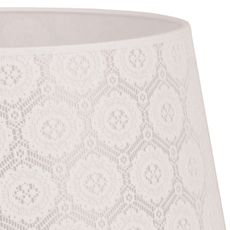 Duolla - Tienidlo k stojací lampě CLASSIC L E27 pr. 38 cm biela