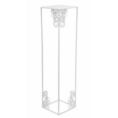 Stojan na kvety 80x24 cm biela