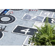 Dywany Łuszczów , Detský kusový koberec Bambino 2279 Hopscotch grey, 140x190, šedá, detská izba
