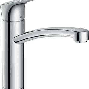 Drezová batéria Hansgrohe Logis M31 s otočným ramienkom chróm 71833000