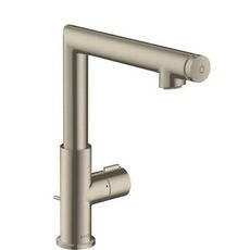 Umývadlová batéria Hansgrohe Axor Uno s výpusťou kartáčovaný nikel 45016820