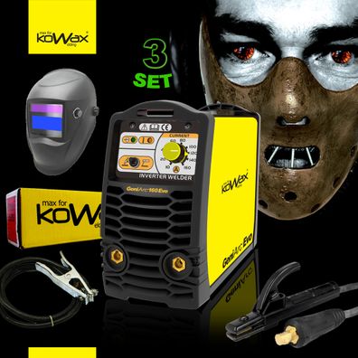 KOWAX GeniArc® 160EVO + 3m Káble + Kukla + Elektródy 2.5mm/2.5kg