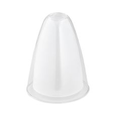 Náhradné sklo k lustru E27 pr. 18 cm číra