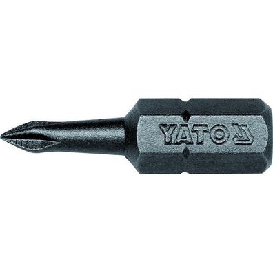 Bit krížový 1/4" PH0 x 25 mm 50 ks - YT-7806