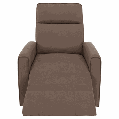 Relaxačné otočné kreslo, sivohnedá Taupe, MEKENZI