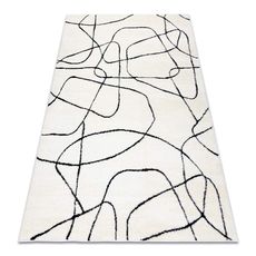 Béžovo-čierny abstraktný koberec Morty II Rozmer: 120x170 cm