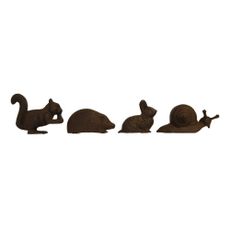 Kovové záhradné sošky v súprave 4 ks Animals – Esschert Design