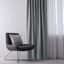 Restilo Záves Blackout EYELETS strieborná, 140 x 245 cm