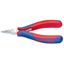 Montážne kliešte na elektroniku 115 mm Knipex 35 22 115 - leštená hlava, viaczložkové puzdrá