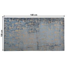 KONDELA Moronis Typ 3 koberec 100x140 cm tmavosivá