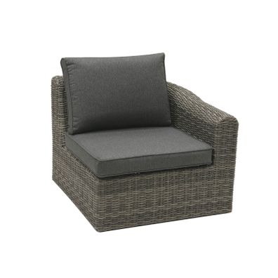 Deokork Ratanová modulová zostava BORNEO LUXURY pre 5 osôb (sivá)