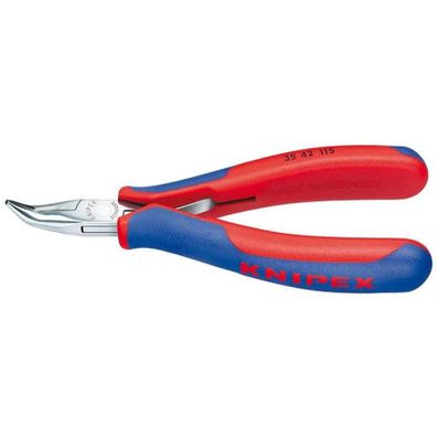 Elektronické montážne kliešte 115 mm KNIPEX 35 42 115 - leštená hlava, viaczložkové puzdrá