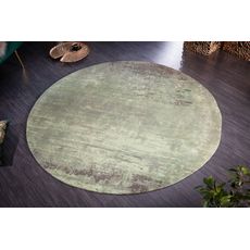 Estila Vintage kruhový koberec Adassil s vypraným efektom 150cm