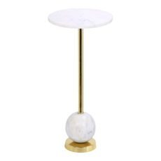 Kovový okrúhly odkladací stolík ø 25 cm Salo – House Nordic