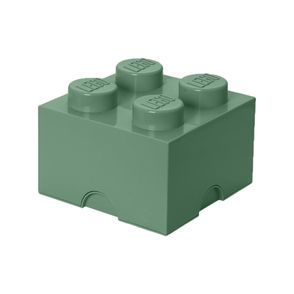 Zelený úložný box štvorec LEGO®